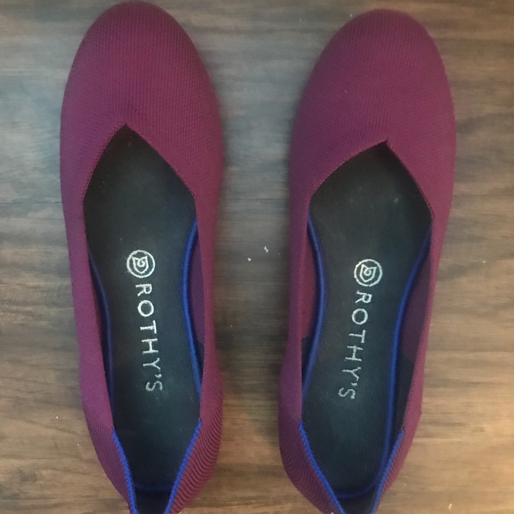 Rothy’s orchid heel stripe READ BEFORE BUYING